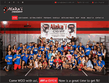 Tablet Screenshot of alakaicrossfit.com